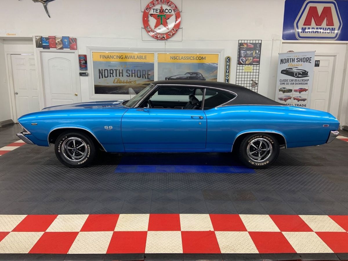 1969 Blue Chevrolet Chevelle Coupe