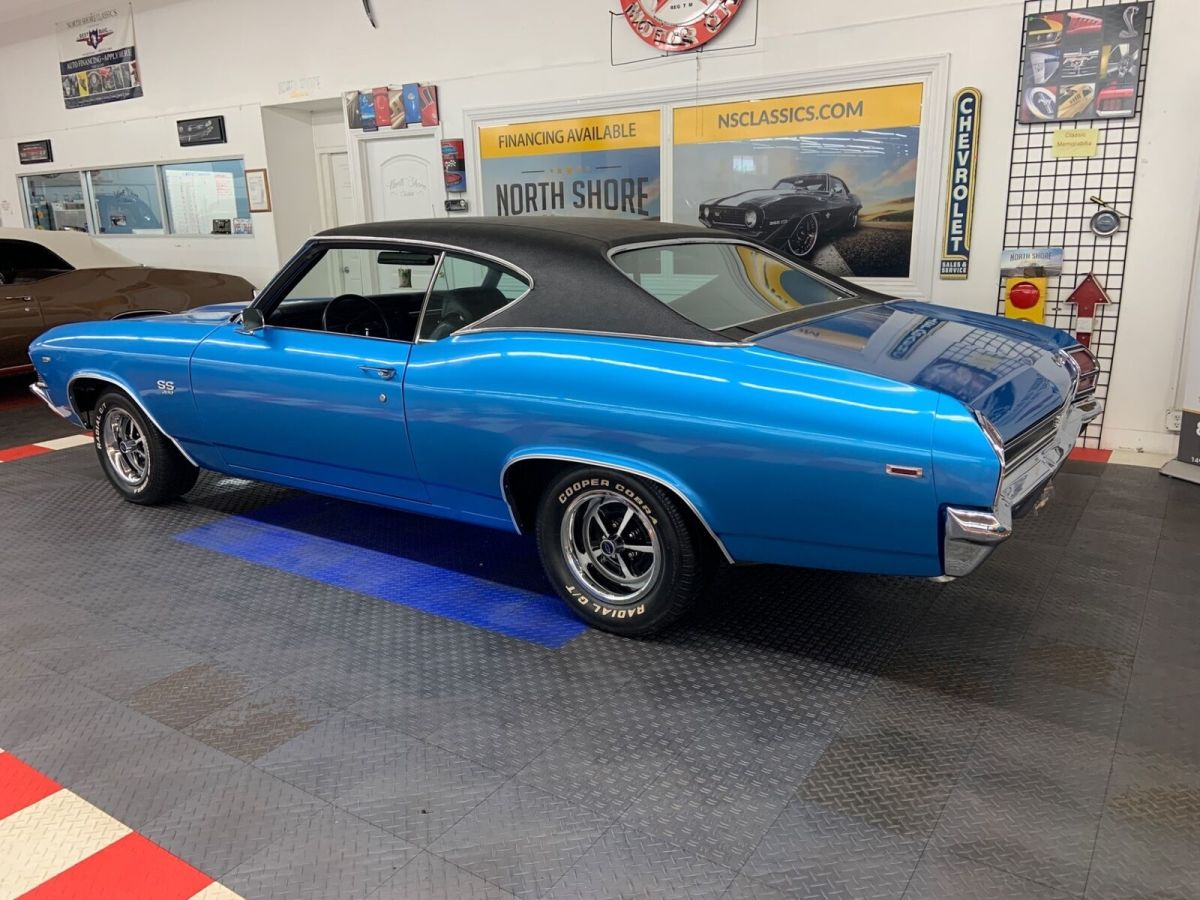 1969 Blue Chevrolet Chevelle Coupe
