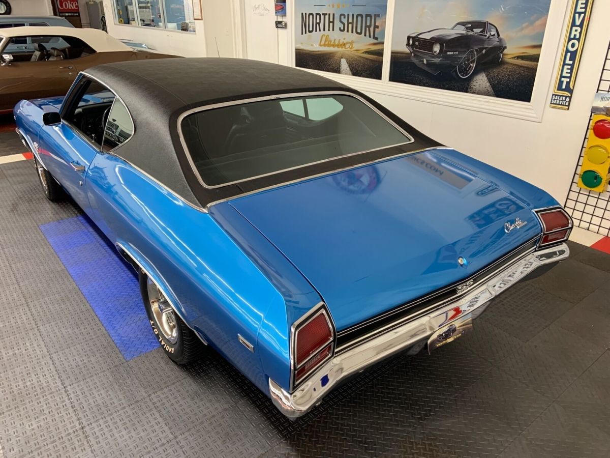 1969 Blue Chevrolet Chevelle Coupe