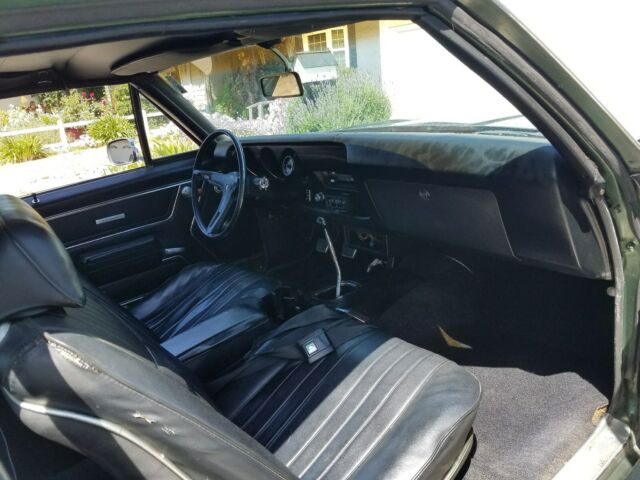 1969 Green Pontiac Lemans sport Coupe