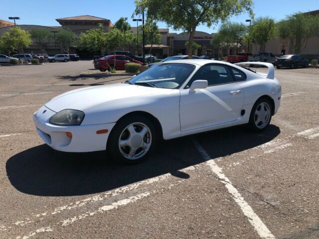 1993 White Toyota Supra Hatchback