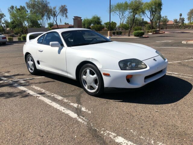 1993 White Toyota Supra Hatchback