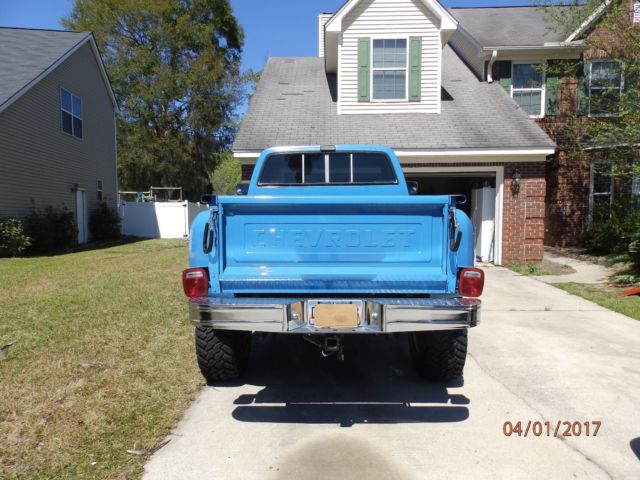 1987 medium blue Chevrolet Other Pickups Standard Cab Pickup