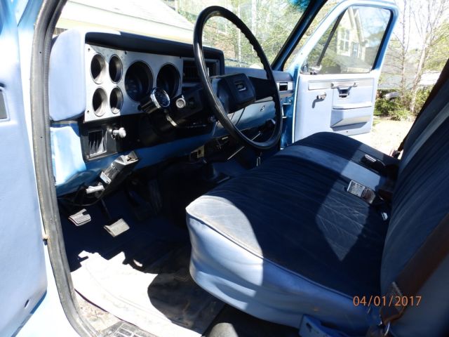 1987 medium blue Chevrolet Other Pickups Standard Cab Pickup