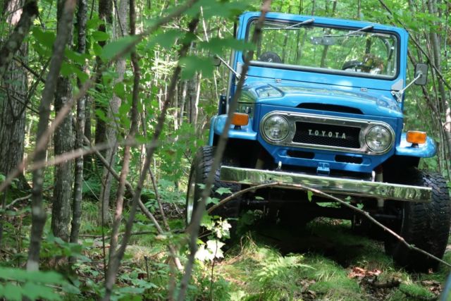 1972 Blue Toyota Land Cruiser Convertible
