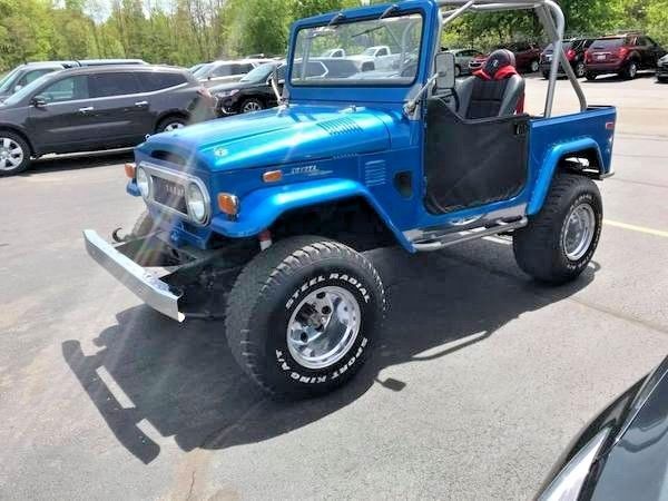 1972 Blue Toyota Land Cruiser Convertible