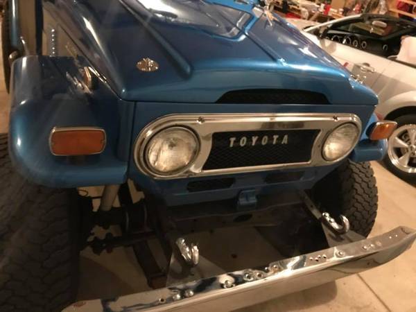 1972 Blue Toyota Land Cruiser Convertible