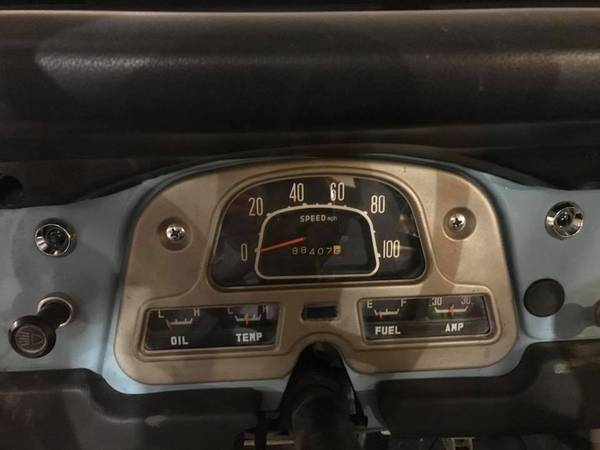 1972 Blue Toyota Land Cruiser Convertible