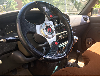 1992 white Toyota Tacoma pickup