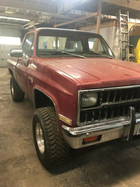 1978 Burgundy Chevrolet C/K Pickup 1500 Standard Cab Pickup