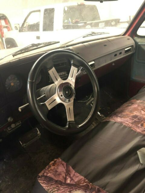 1978 Burgundy Chevrolet C/K Pickup 1500 Standard Cab Pickup