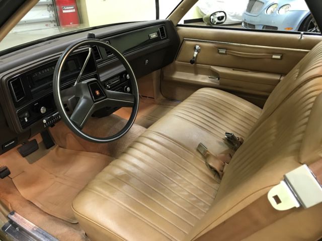 1981 Gold Chevrolet El Camino Pick up