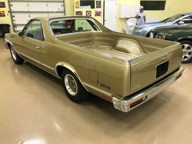 1981 Gold Chevrolet El Camino Pick up