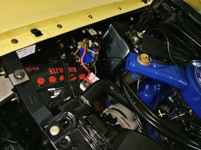 1973 Yellow Ford Mustang Convertible