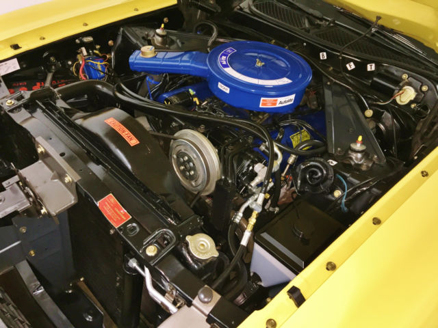 1973 Yellow Ford Mustang Convertible