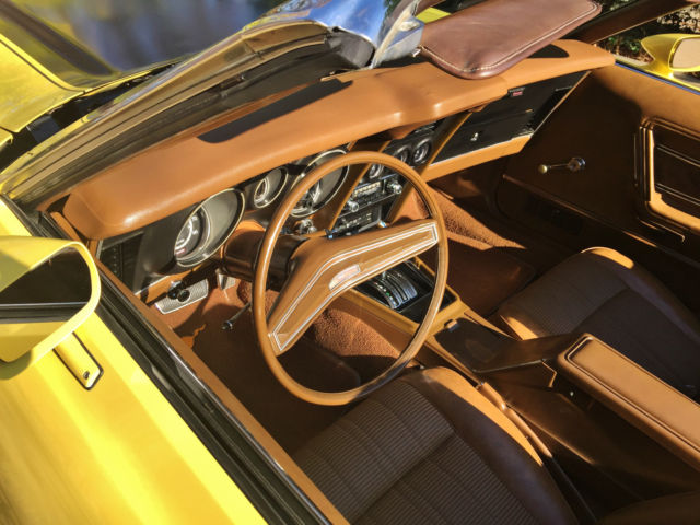 1973 Yellow Ford Mustang Convertible