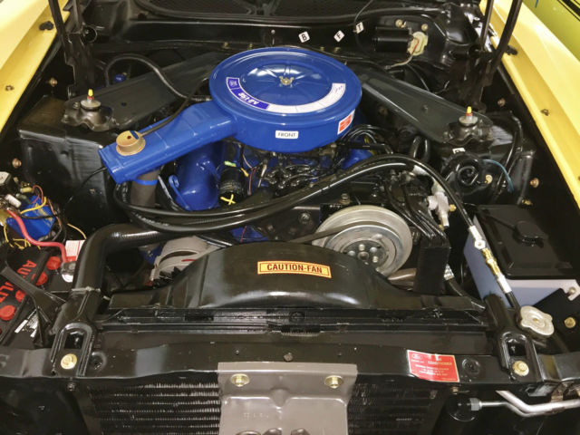 1973 Yellow Ford Mustang Convertible