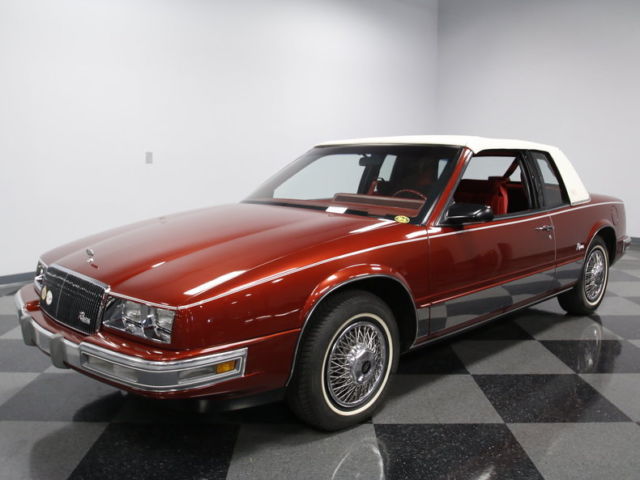 1986 Red Buick Riviera Coupe