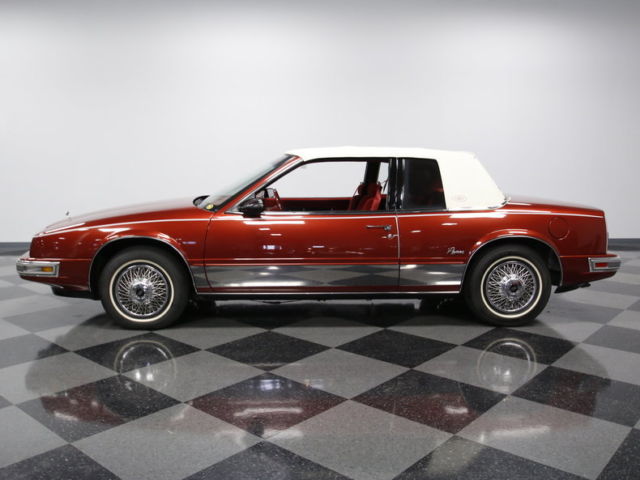 1986 Red Buick Riviera Coupe
