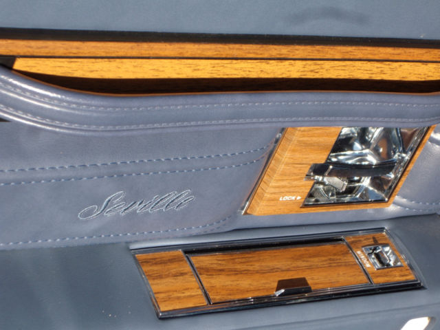 1984 Blue Cadillac Seville Sedan