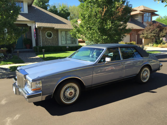1984 Blue Cadillac Seville Sedan
