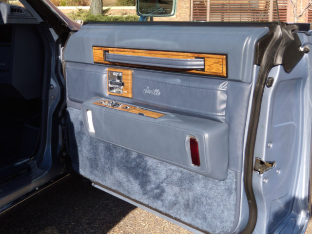 1984 Blue Cadillac Seville Sedan