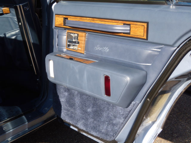1984 Blue Cadillac Seville Sedan