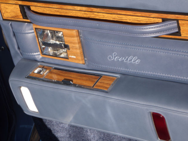 1984 Blue Cadillac Seville Sedan