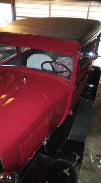 1929 Red Ford Model A Sedan