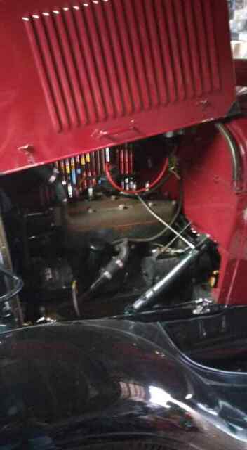 1929 Red Ford Model A Sedan