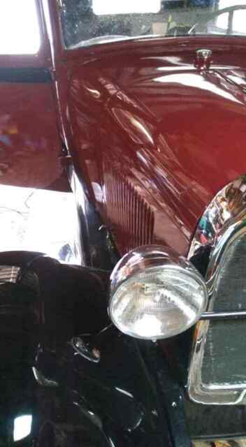 1929 Red Ford Model A Sedan