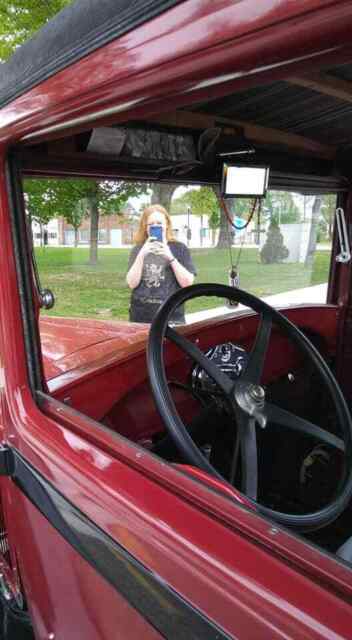1929 Red Ford Model A Sedan