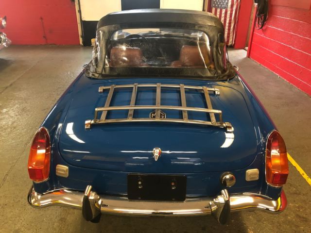 1971 Blue MG MGB Convertible