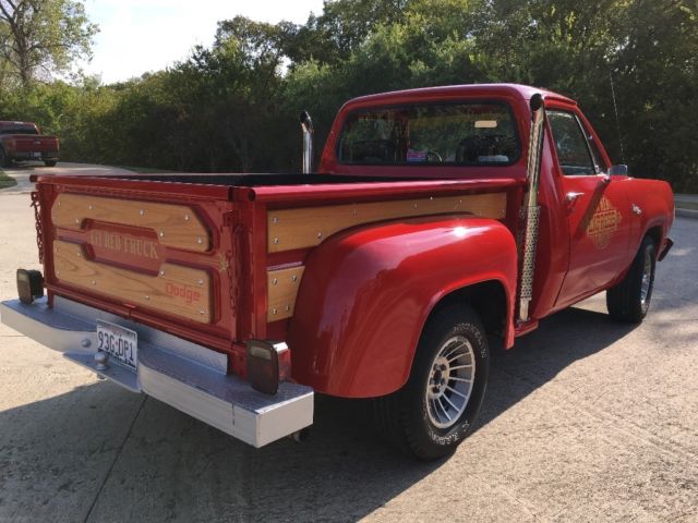 1980 Red Dodge Other Pickups Standard Cab Pickup