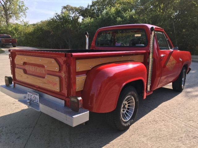 1980 Red Dodge Other Pickups Standard Cab Pickup