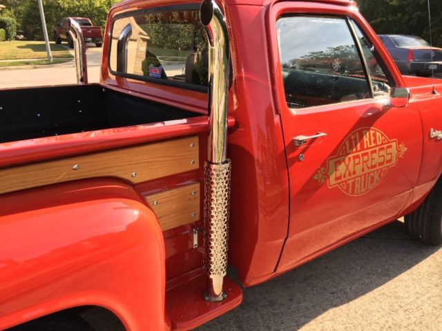 1980 Red Dodge Ram 1500 Standard Cab Pickup