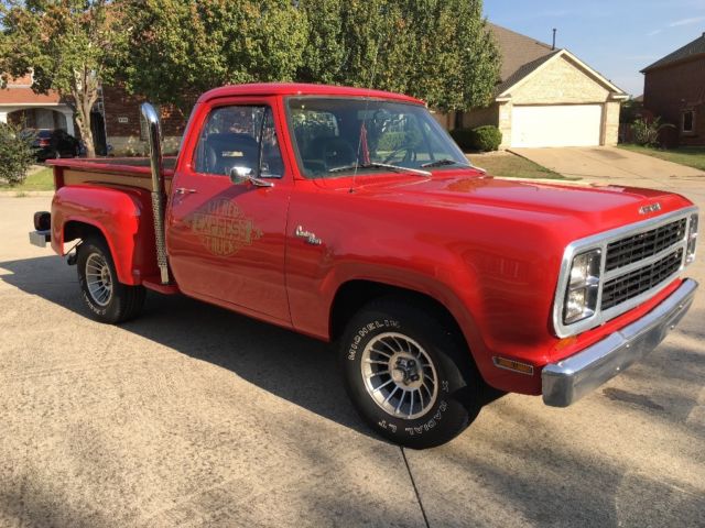 1980 Red Dodge Ram 1500 Standard Cab Pickup