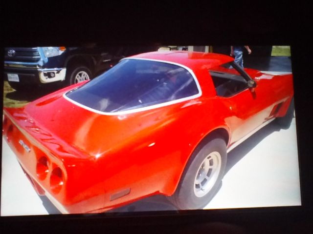 1981 Red Chevrolet Corvette