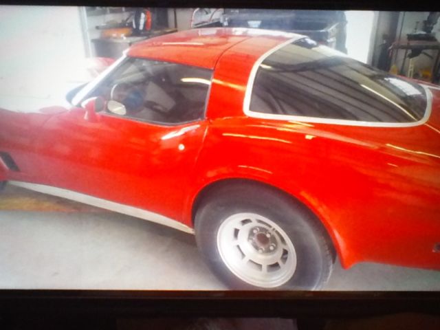1981 Red Chevrolet Corvette