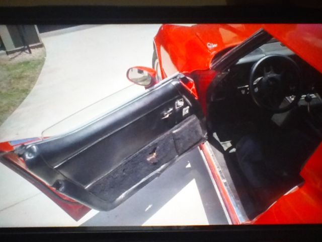 1981 Red Chevrolet Corvette