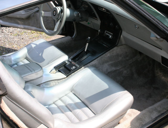 1978 Black and Silver Chevrolet Corvette Coupe