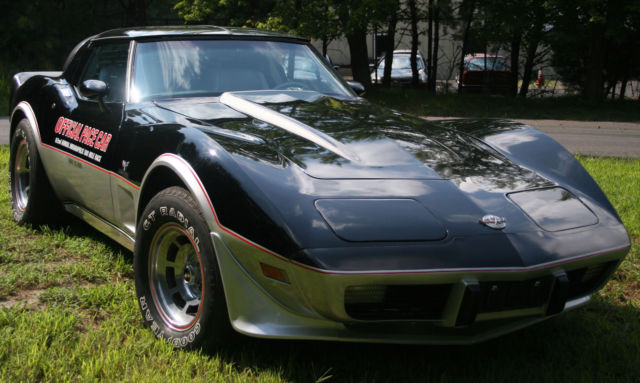 1978 Black and Silver Chevrolet Corvette Coupe