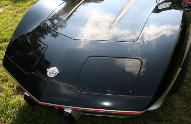 1978 Black and Silver Chevrolet Corvette Coupe