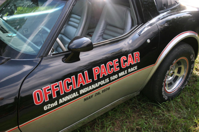 1978 Black and Silver Chevrolet Corvette Coupe