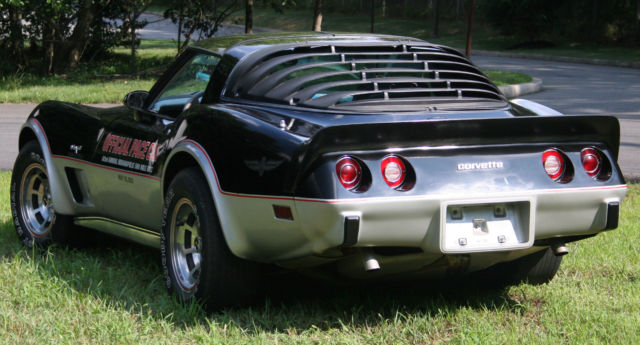 1978 Black and Silver Chevrolet Corvette Coupe