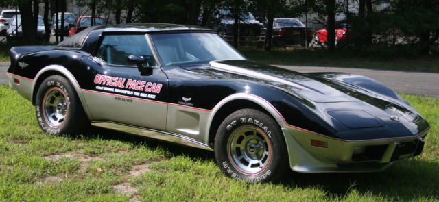 1978 Black and Silver Chevrolet Corvette Coupe