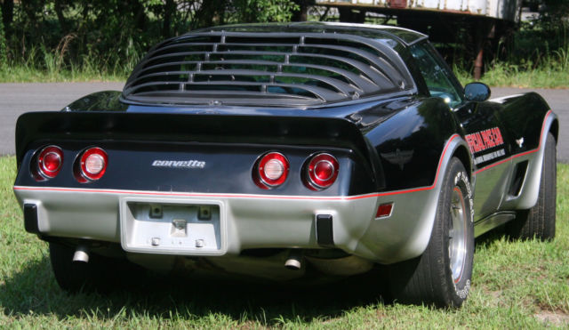 1978 Black and Silver Chevrolet Corvette Coupe