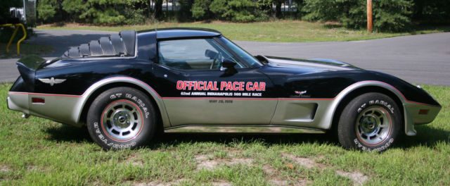 1978 Black and Silver Chevrolet Corvette Coupe