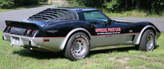1978 Black and Silver Chevrolet Corvette Coupe