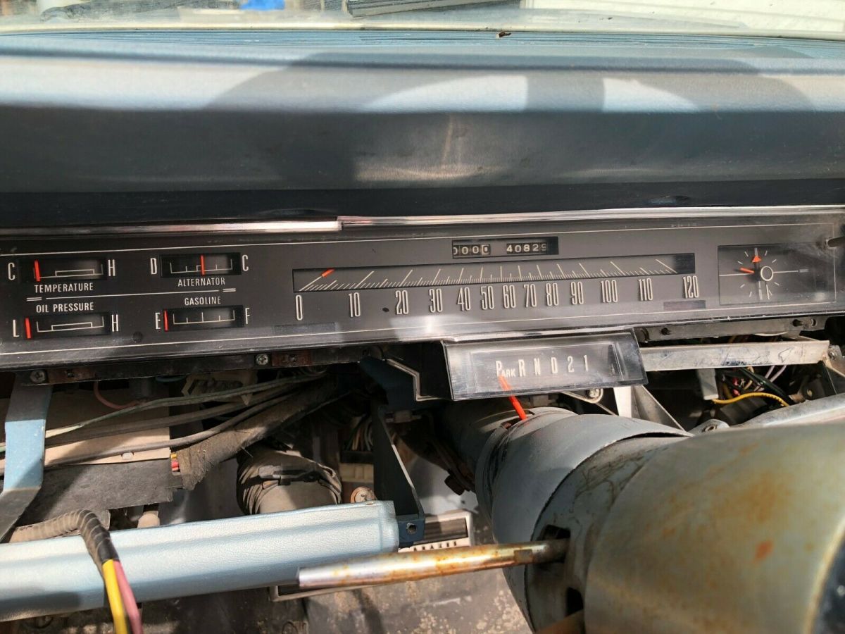 1967 Blue Chrysler Imperial Convertible